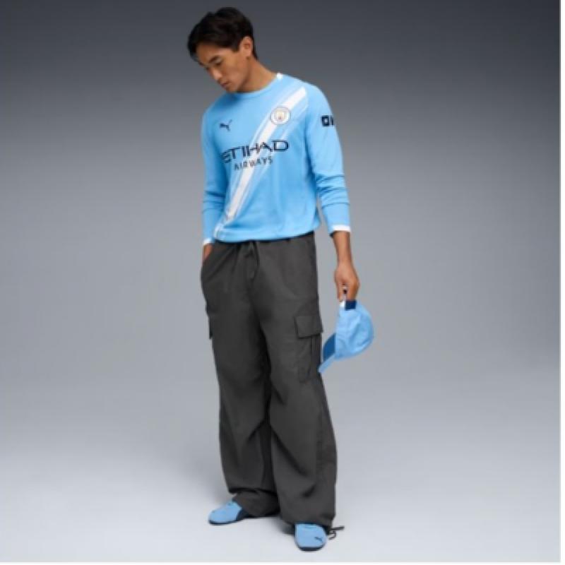 Puma Mcfc Home Jersey Long Sleeve Replica Mcfc Home Jersey Replica Ls 78033901