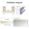10"-22"  Full Extension Drawer Slides Rail Heavy Duty Soft Close Ball Bearing  Track 3-Section Furniture Sliders
