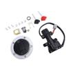 Ignition Switch Fuel Gas Cap Seat Lock Set Metal ABS Replacement for Suzuki GSXR600 GSXR750 GSXR1000