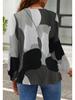 2023 Women's Floral Bubble Sleeve Muslim Top