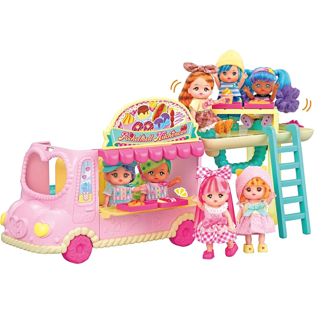 Pilot Pocket Mel-chan Magical Cooking Kitchen Car Toy for Ages 3 and Up