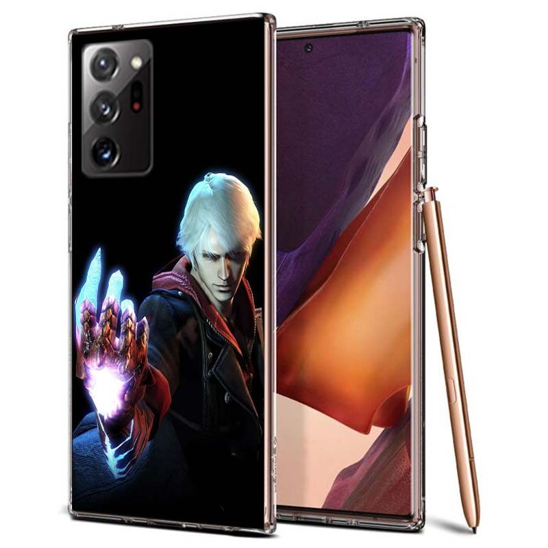 D-Devil May Cry DMC Phone Case for Samsung A55 A35 A25 A15 A07 A05S A16 A17 A26 A36 A37 A56 A57 Galaxy Note 20 10 A50S A71 A51 A