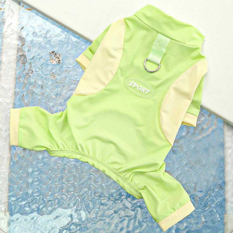 Big Dog Ice Silk Spring Summer Dog Clothes Dog Clothes Cat Clothes Cool Clothes Sun Protection