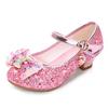 Nuove scarpe autunnali con paillettes, scarpe da principessa in pelle
