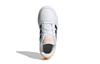 Adidas Neo Breaknet K Synthetic Leather Comfortable Abrasion Resistant Low top Kids' Skateboarding Shoes White Yellow GW2889
