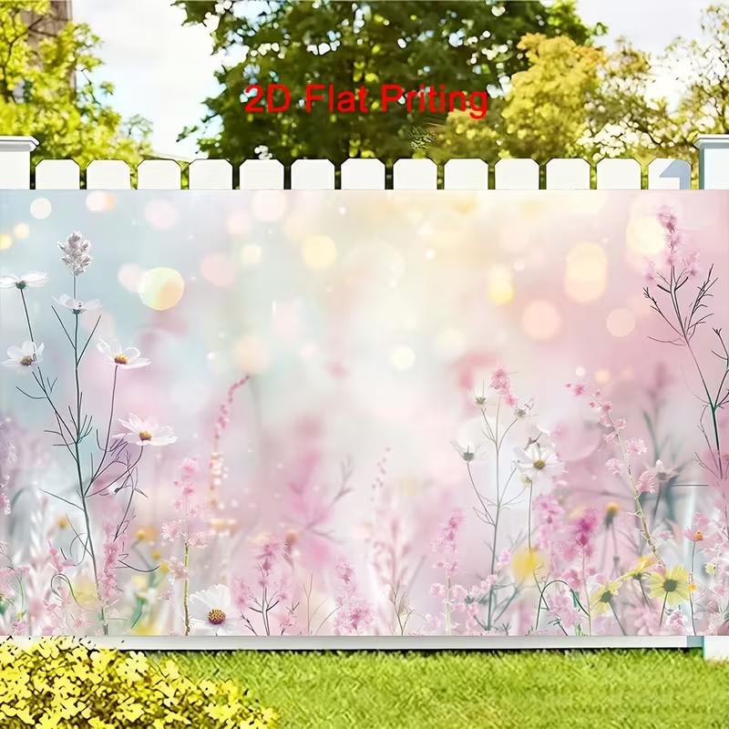 2D Blush Floral Backdrop 2D Flat Print for Weddings, Showers, and Outdoor Events