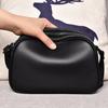 100% Genuine Cowhide Leather Female Small Messenger Bag 3 Layers Zipper Pockets Quality Women Solid Color Luxury Shoulder Bag
