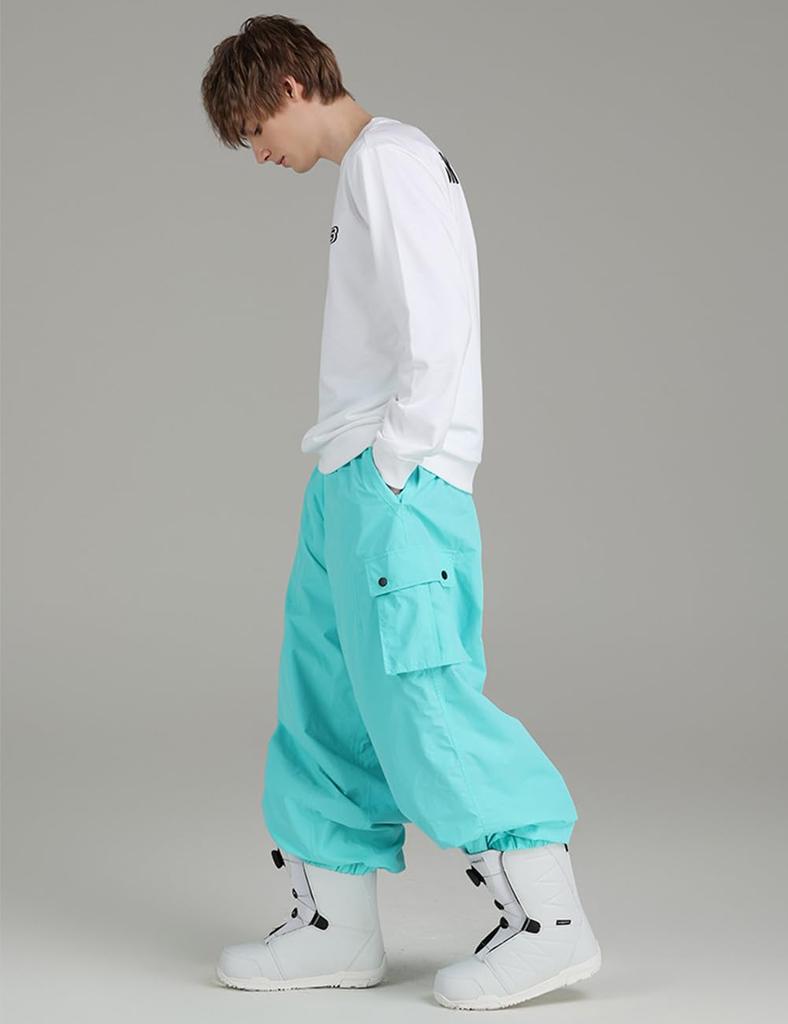HOTIAN Snowboardové lyžařské kalhoty pro muže a 4 velikosti Voda a xypK2201 Kalhoty, Unisex, Ženy, (XS-L), 10 000 mm odolnost, vodoodpudivý,