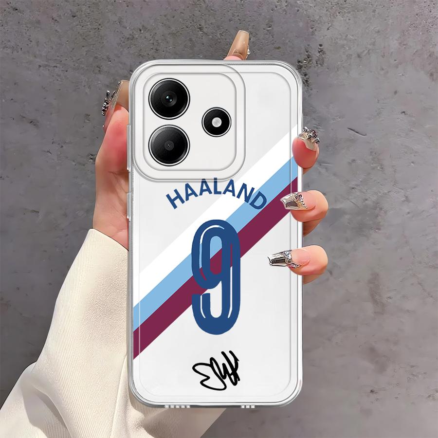 Case for Xiaomi Redmi Note 14 Pro Plus 14C 9 10 11 10S 11S 12 13C 12S A4 Note 13 Soft Phone Cover FootBall Number