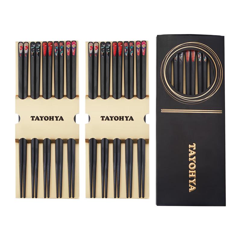 Подарочный набор палочек для еды Tayohya Koi из сплава (10 пар)