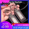 For Jeep Suede Car Keychain Men Women Key Ring Lucky Gift For Jeep Wrangler JL Renegade Grand Compass Gladiator Cherokee Patr