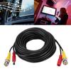 BNC+DC Security Camera Extension Cable for CCTV Video Power Wire Black Cord (10M)