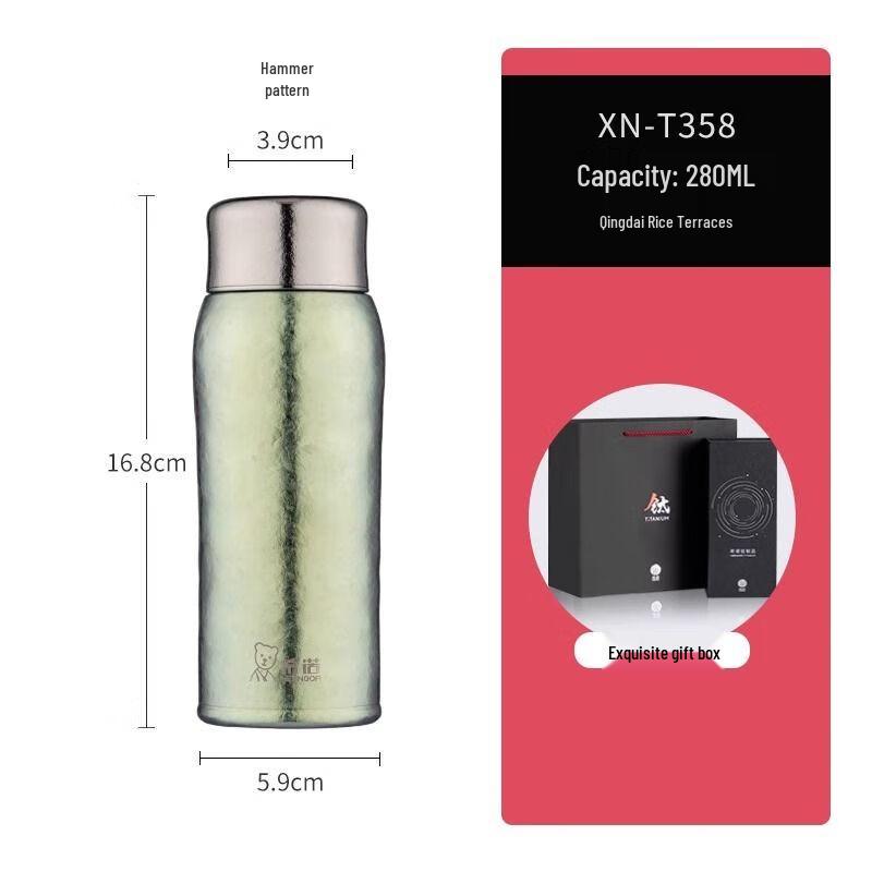 Heenoor Pure Titanium Insulated Water Bottle
