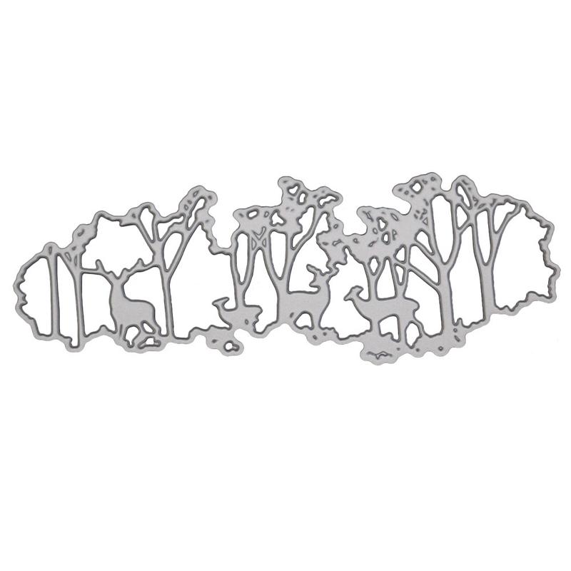 Deer Herd Embossing Die Cutter Craft DIY Cutting Dies Stencil Scrapbook Paper Cards