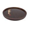 Smooth  Surface Tea Coaster Tray Bamboos Serving Plate Safe Touch Food Platter  Snack Storage