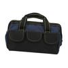 16in Tool Storage Bag Wide Mouth Heavy Duty Water Proof Portable Handheld Tool Tote Bag Black Blue