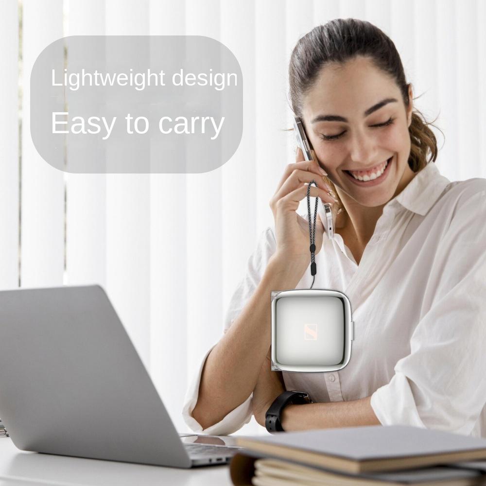 PC Case Cover Shockproof Anti-Scratch Protector Transparent with Hook Shell for Sennheiser Momentum Sport Earbuds