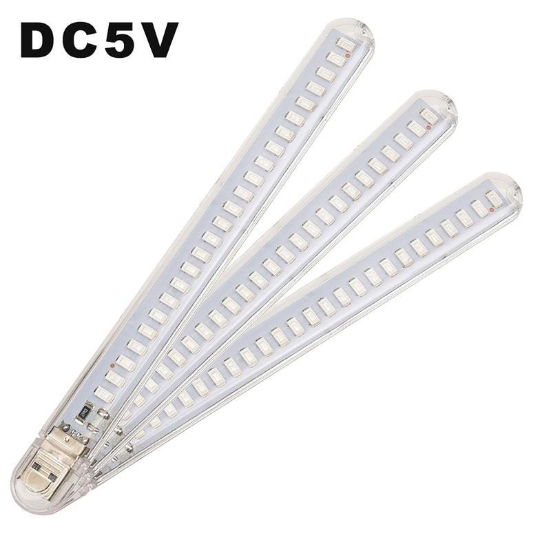 Goodland LED Grow Light USB Fyto lampa Full Spectrum Fitolamp s kontrolní fytolampou pro rostliny Sazenice Květinový domácí stan