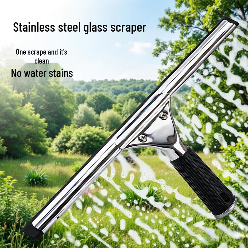 Retractable Household Glass Squeegee and Scraper Tool