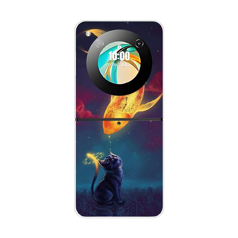 Pevný PC kryt pre ZTE Nubia Flip 2 Nárazuvzdorné puzdrá na telefón pre ZTE Libero Flip 2 5G Zadný priehľadný kryt Flip2 Coque Funda