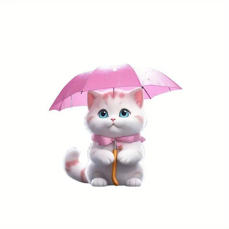 

Cat Festive Acrylic Interior Ornament For Cars With Charming Christmas Design Hat