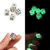 5Pcs 14mm 6 Sided Noctilucent Dice Cubes Night Light Luminous Fun Night Bar KTV Entertainment Game Dices