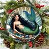 Enchanting Seashells Underwater Metal Wall Art Decor Flat 2D