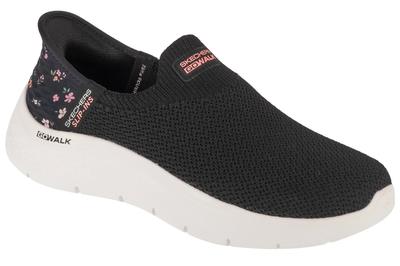 Slip-Ins: GO WALK Flex - Sunset Rose, Womens Black Sneakers