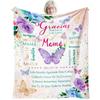 60-Year-Old Woman'S Birthday Gift Creative Digital Printing Blanket Flannel Warm Home Essential Printing Blanket