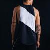 Muscleguys   Summer New Brand  Patchwork Print Sleeveless T-Shirt Casual Fashion Men Tank Top Sporting Bodybuilding Fitness Vests