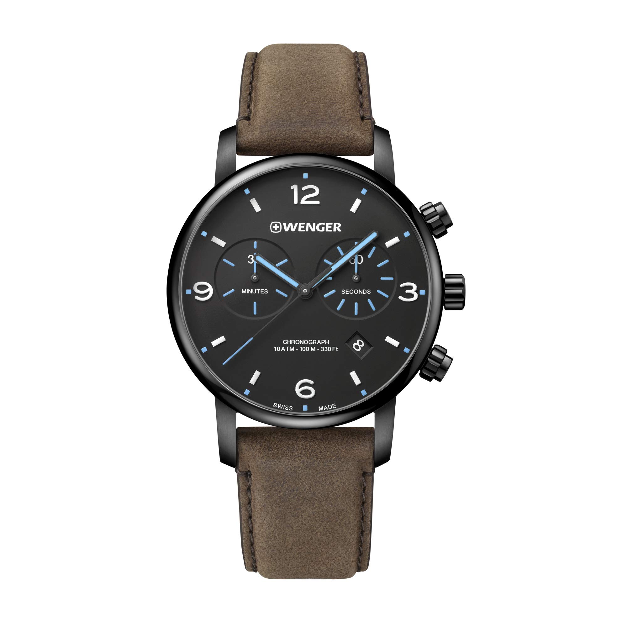 

WENGER Watch URBAN METROPORITAN CHRONO Gift Quartz [Wenger] (Urban Metropolitan) 01.1743.112 [] чорний