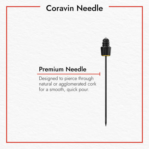 Coravin Timeless Premium Needle - Preserve Wine for Years - Timeless Needle Replacement for Timeless Wine Preservation Systems - For Glass Wine Savers