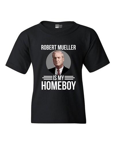 Robert Mueller Is My Homeboy USA Support Political DT Youth Kids T-Shirt Tee Unisex T-Shirt L