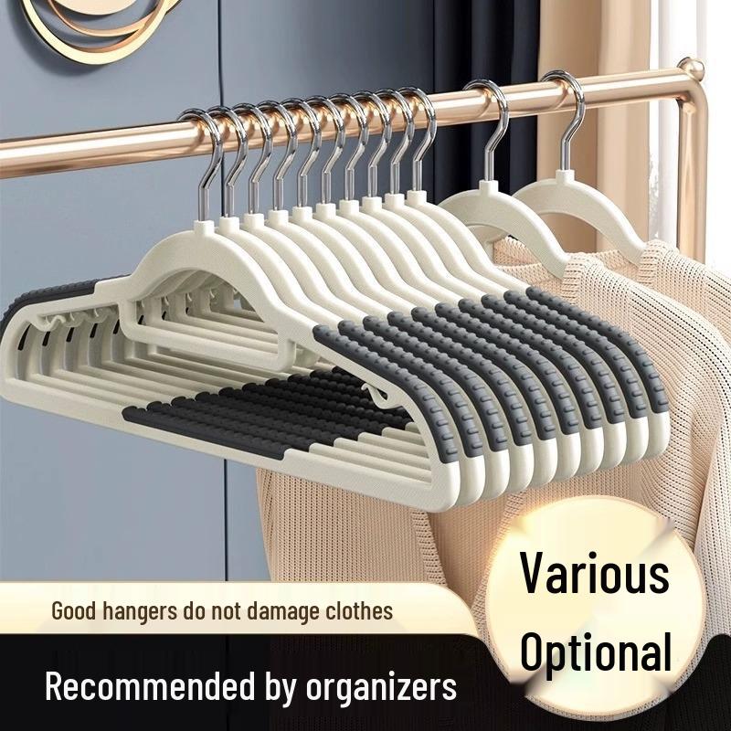 Non-Slip Traceless Anti-Slip Hanger for Clothes Drying and Organizing