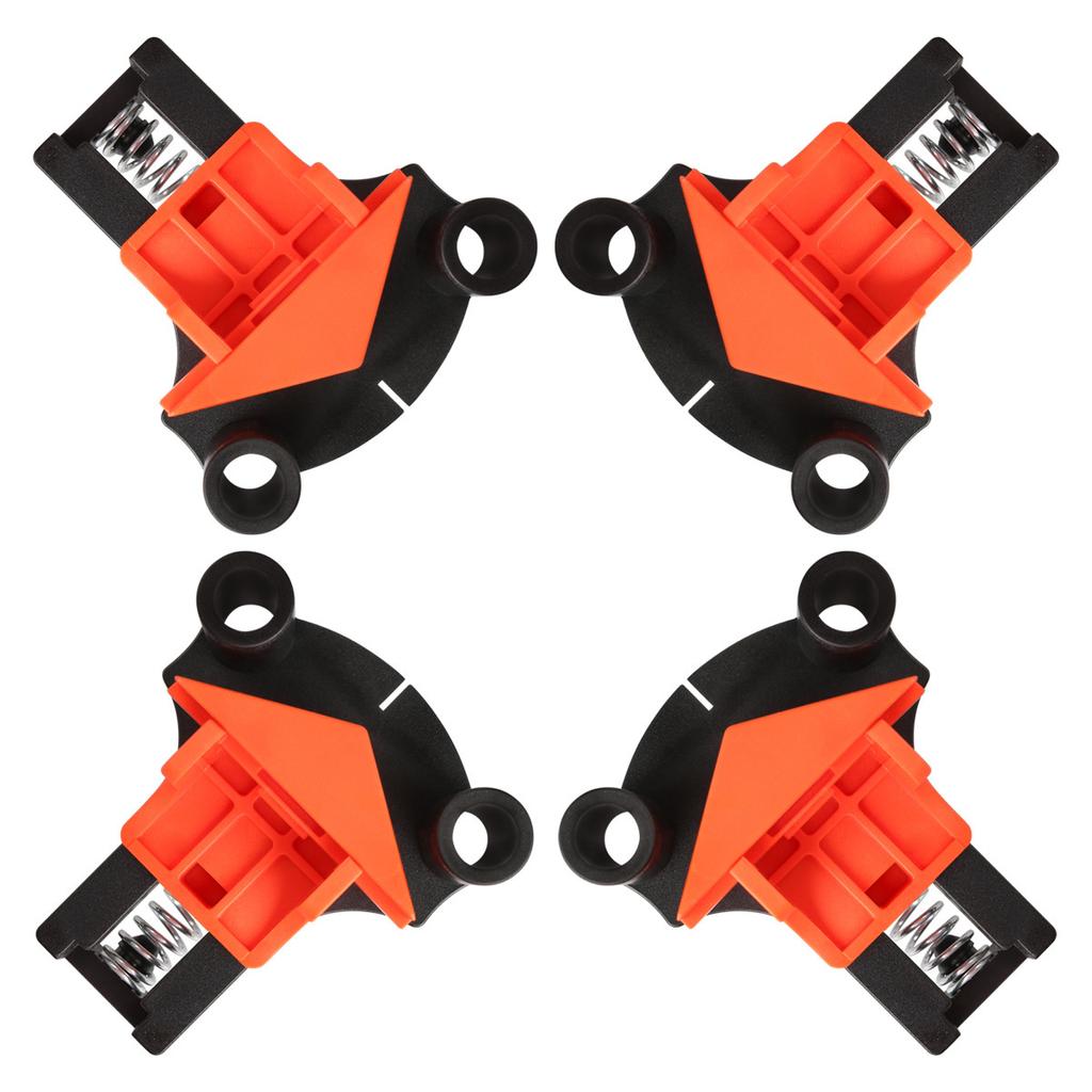 

4 шт./компл., зажим под прямым углом для деревообработки, держатель на 90 градусов, зажим для фоторамки, зажим для рамки, домашний инструмент, перфоратор, установщик, быстрый зажим на 90 градусов