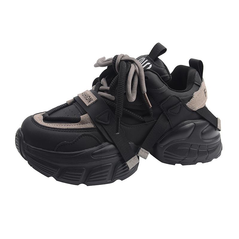 

Popular platform dad shoes children s models 2025 new spring heightening soft-soled sports shoes fashion casual shoes 40