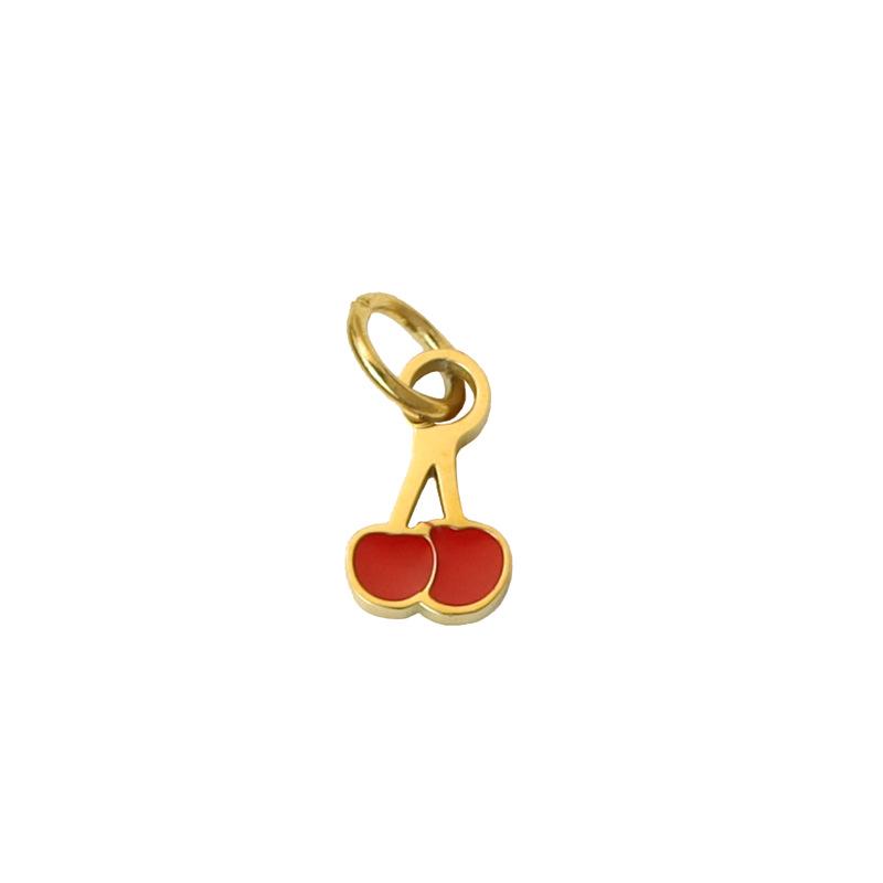 

Summer On The New National Tide Does Not Fade Niche Dripping Oil Strawberry Necklace Accessories Diy Design Pendant Girl