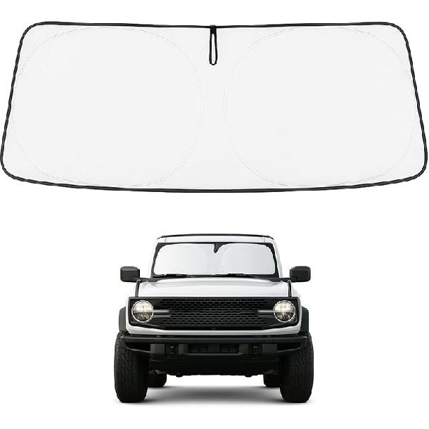 Proadsy 2025 Upgrade Front Windshield Sun Shade Foldable RAV4 Sunshade Protector Fit -2025 RAV-4 SUV Crossover, TRD Off-Road, LE XLE Premium Limited