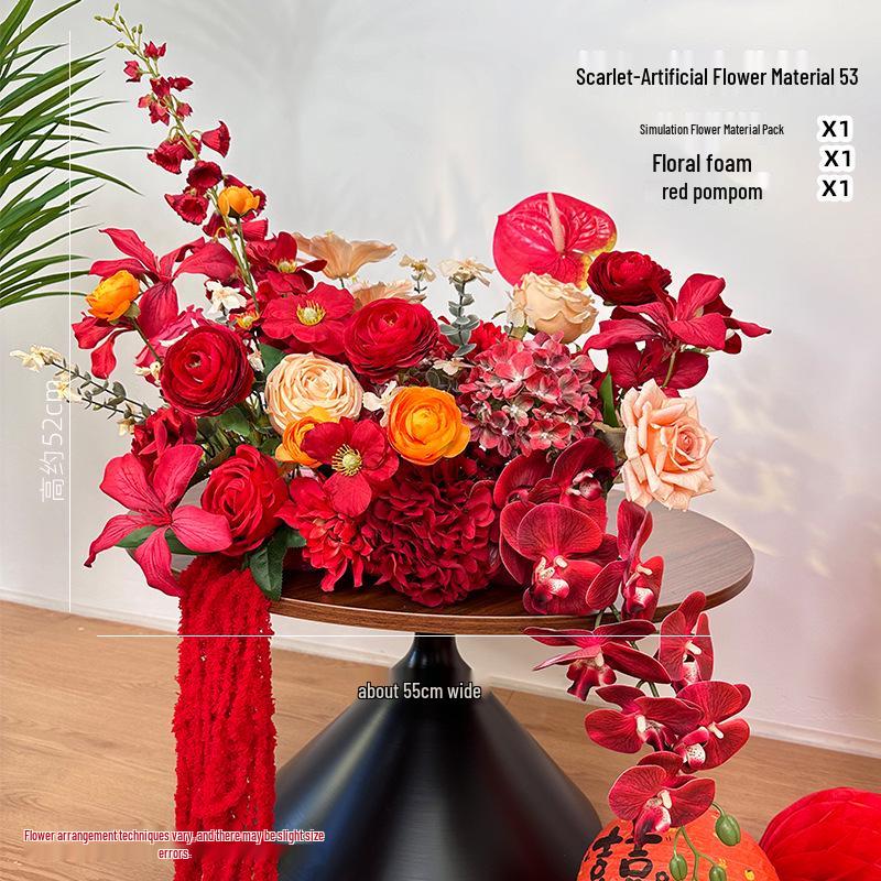 Mori-Style Artificial Floral Arrangement for Weddings & Dining Tables