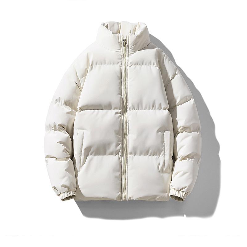 Winter Men and Women Cotton Coats Down Cotton Coats Couple Thickened Cotton Jackets Bread Clothes Stand Collar Cotton Coat Warm and Comfortable