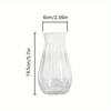 High Quality Diamond Style Plastic Vase, Transparent Vase, Suitable for Table Decoration, Wedding, Home, Table Decoration,