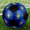 SIZE 5 Brazil National Football Team Soccer Ball Colorful All Ages Machine Stitched PVC Competition Ready Durable High-Bounce
