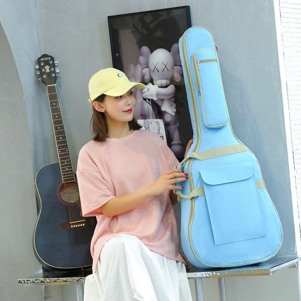 With Side Handle 41 Inch Guitar Bag Carrying Bag for Electric Guitars Acoustic Guitar