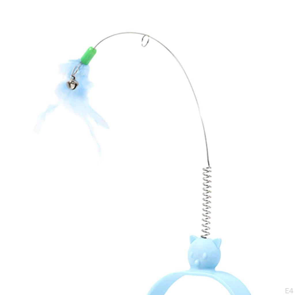 Cat Feather Collar Toy Pet Supplies Enrichment Teasing Stick Rod