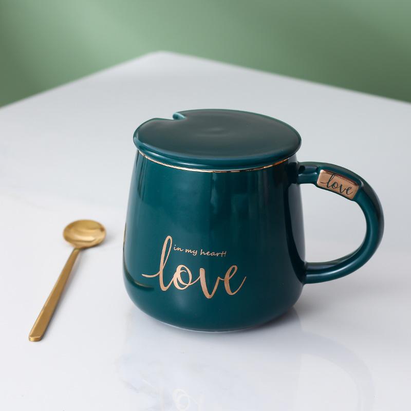 Creative Simple Fashion Ceramic Mug Office Gift Home Cup Coffee Cup Water Cup Couple Breakfast Cup