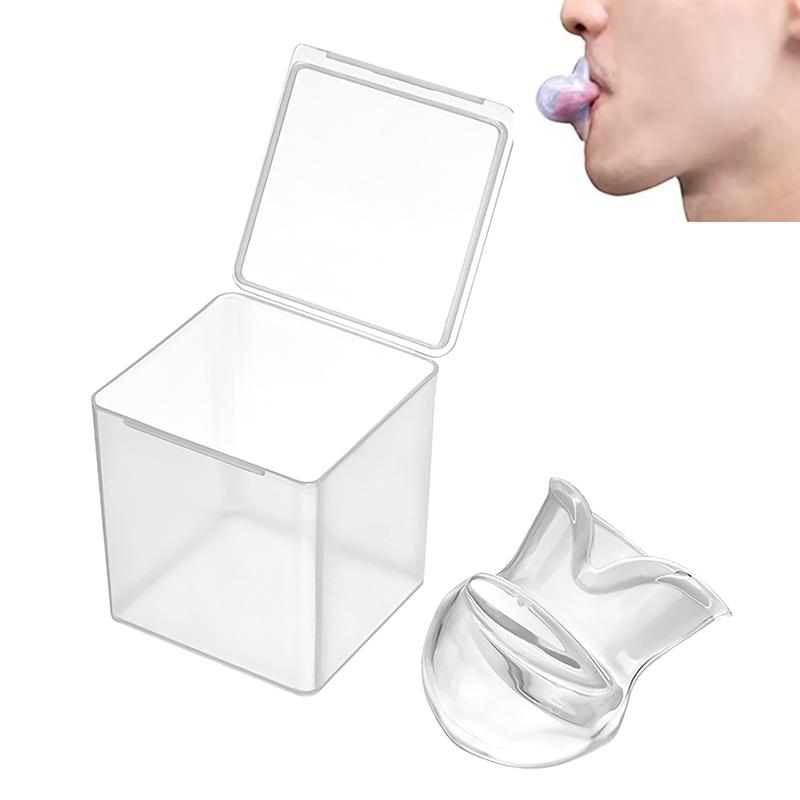1Pc Medical Silicone Anti Snoring Device Apnea Aid Snoring Tongue Retainer Anti Snoring Mouthpiece