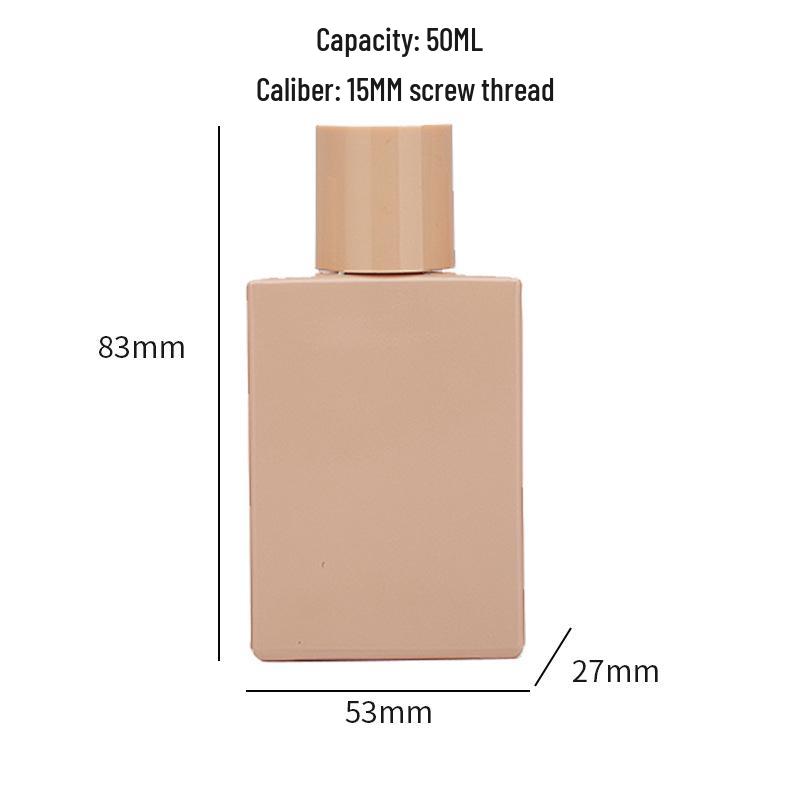 High-Quality Bayonet Glass Perfume Bottle with Thickened Design and Press Spray