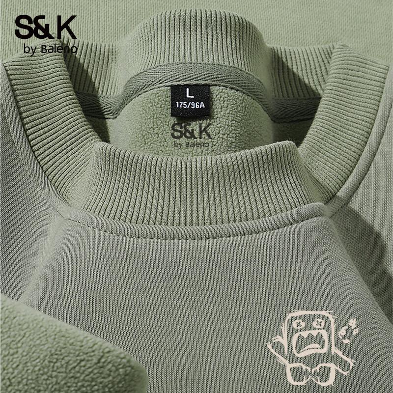 

Baleno Men s S&K Series Warm Fleece Crewneck Sweatshirt 2XL