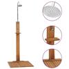 VidaXL Garden Shower 75x75x210 Cm Solid Teak Wood 312276