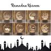Eid Mubarak Ramadan Lamp  Eid Mubarak Decoration Ramadan Ornament Ramadan Led Bedroom Decoration